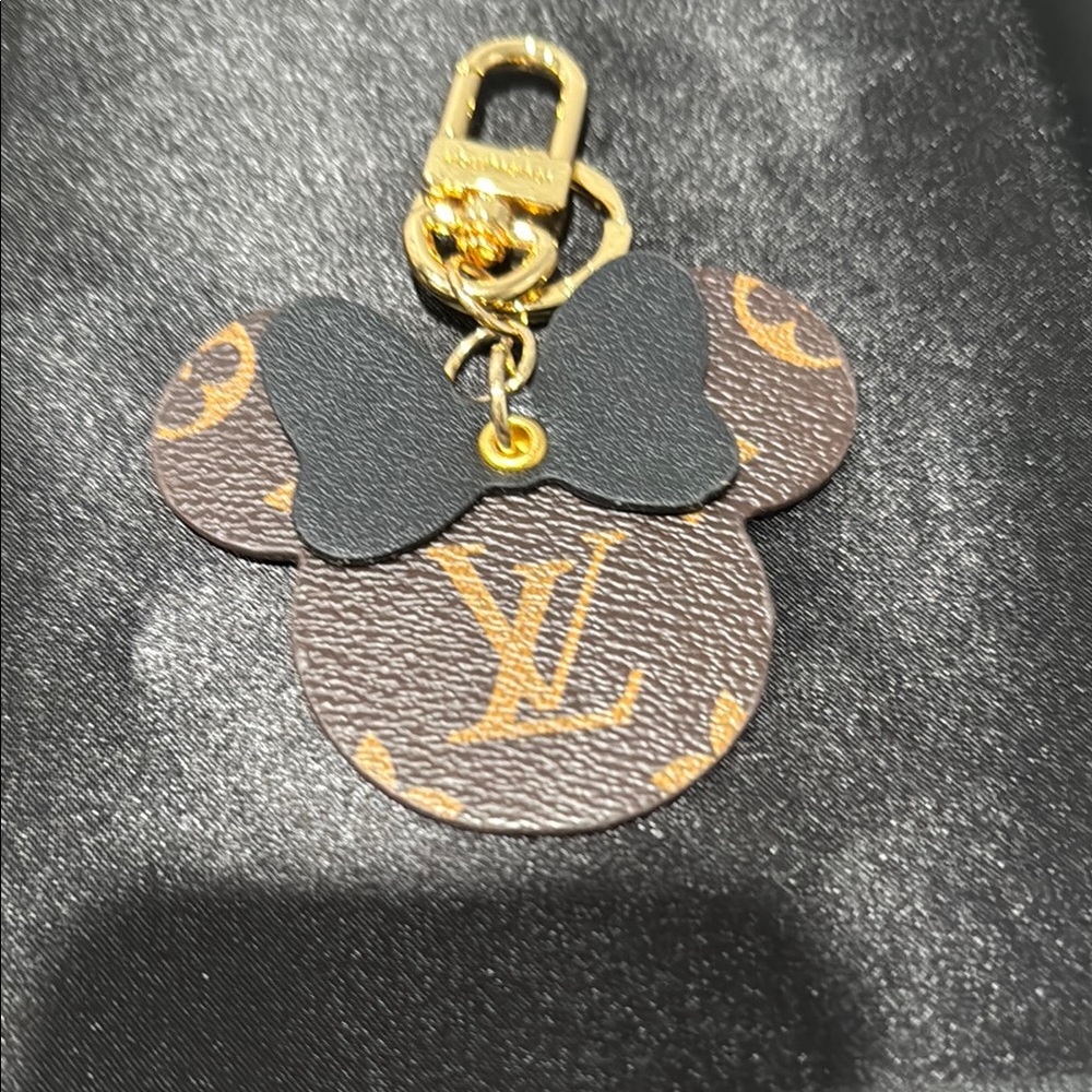 Luxury Brown and Black Keychain